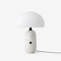 vipp -   lampe de table vipp59 sculpture blanc  silicone